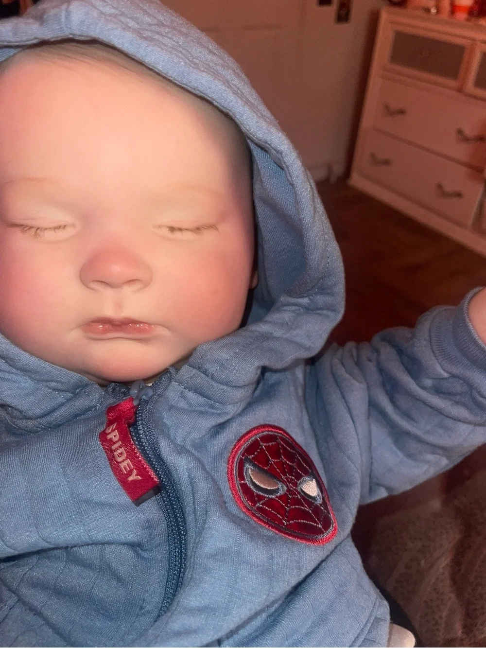 Reborn Pink and Cream Baby Doll with Bottle